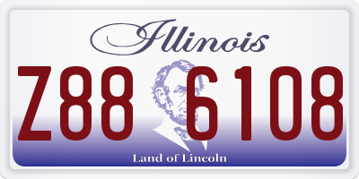 IL license plate Z886108
