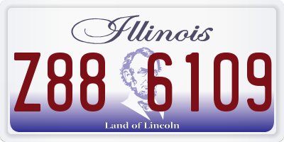 IL license plate Z886109