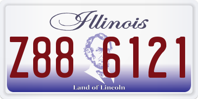 IL license plate Z886121