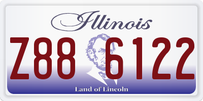 IL license plate Z886122