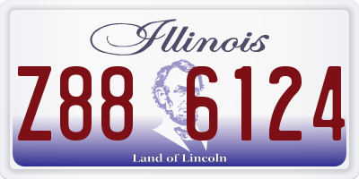 IL license plate Z886124