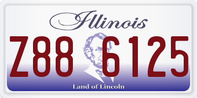 IL license plate Z886125