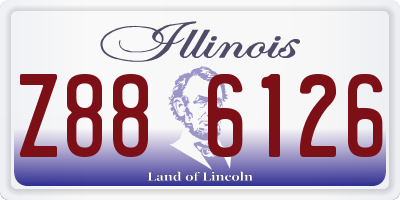 IL license plate Z886126