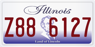 IL license plate Z886127