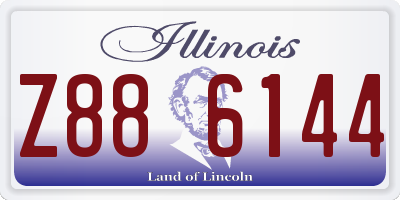 IL license plate Z886144