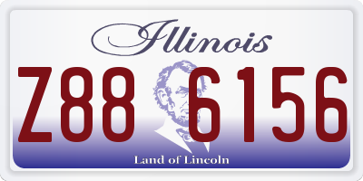 IL license plate Z886156