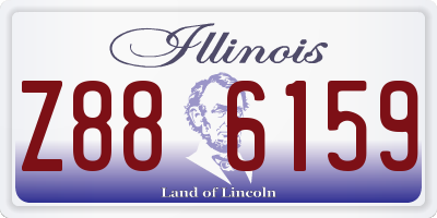 IL license plate Z886159