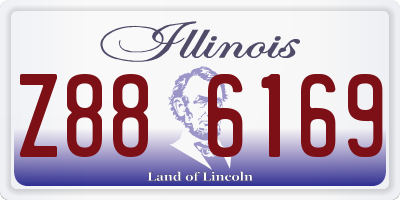 IL license plate Z886169