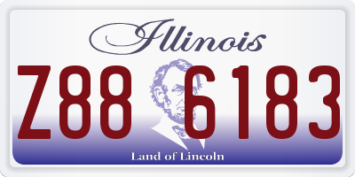 IL license plate Z886183