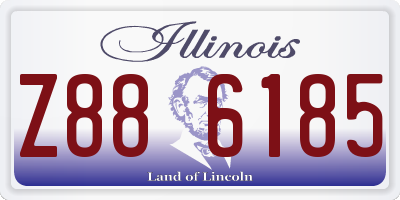IL license plate Z886185