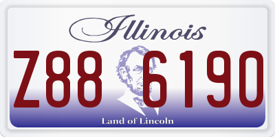 IL license plate Z886190