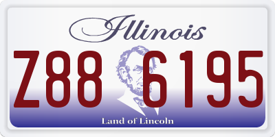 IL license plate Z886195