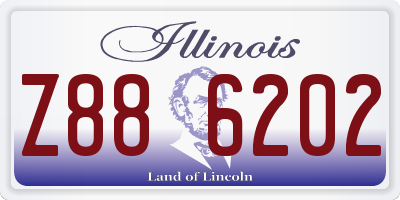 IL license plate Z886202