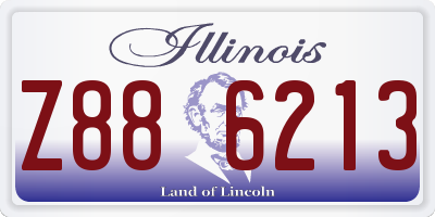 IL license plate Z886213