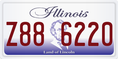 IL license plate Z886220