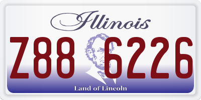 IL license plate Z886226