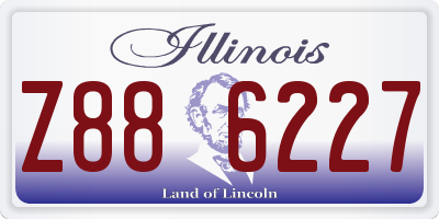 IL license plate Z886227