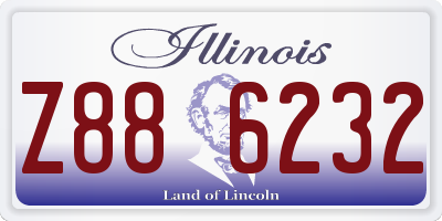 IL license plate Z886232