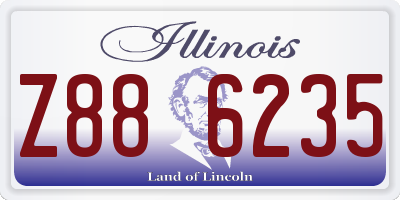 IL license plate Z886235