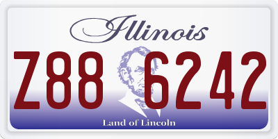 IL license plate Z886242