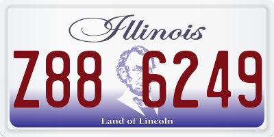 IL license plate Z886249