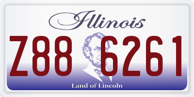 IL license plate Z886261
