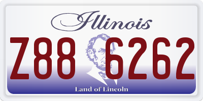 IL license plate Z886262