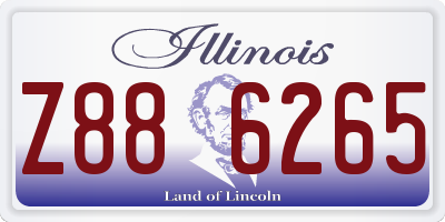 IL license plate Z886265