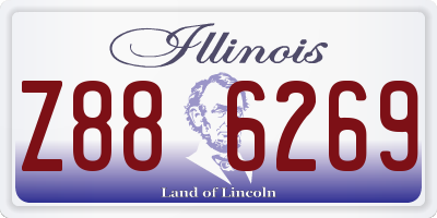 IL license plate Z886269