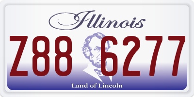 IL license plate Z886277
