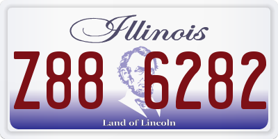 IL license plate Z886282