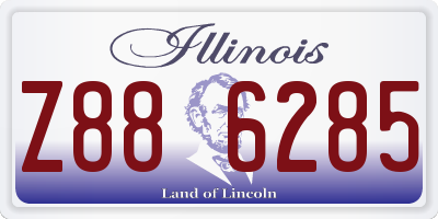 IL license plate Z886285