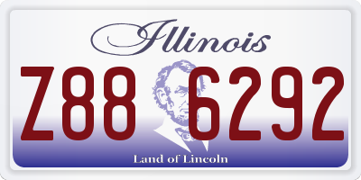 IL license plate Z886292