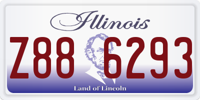 IL license plate Z886293