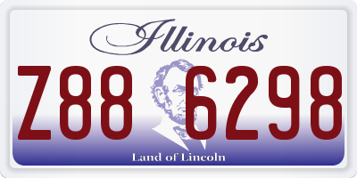 IL license plate Z886298
