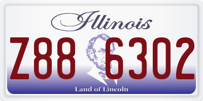 IL license plate Z886302