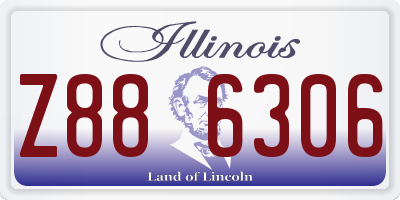 IL license plate Z886306