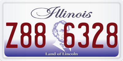IL license plate Z886328