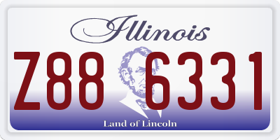 IL license plate Z886331