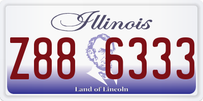 IL license plate Z886333