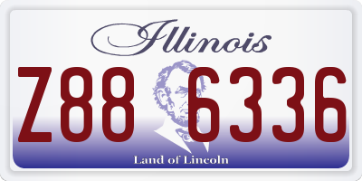 IL license plate Z886336