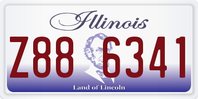 IL license plate Z886341