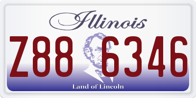 IL license plate Z886346