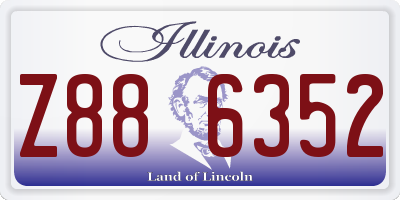 IL license plate Z886352