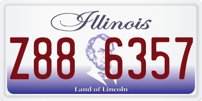 IL license plate Z886357