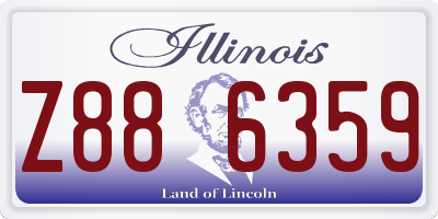 IL license plate Z886359
