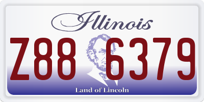 IL license plate Z886379