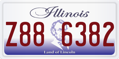 IL license plate Z886382