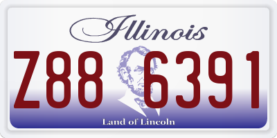 IL license plate Z886391