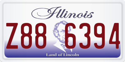 IL license plate Z886394